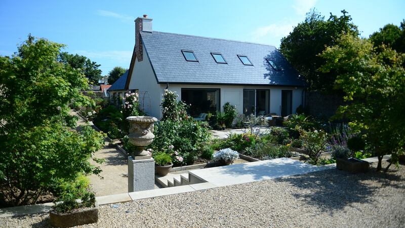 27/06/2018- Home and Design .. One of the country’s best known gardeners Helen Dillon pictured in the garden of her new home in Monkstown, Co.Dublin . Photograph: Bryan O'Brien / The Irish TimesKeywords: garden flower plant planting property