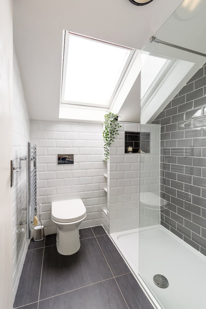 The property has two bathrooms