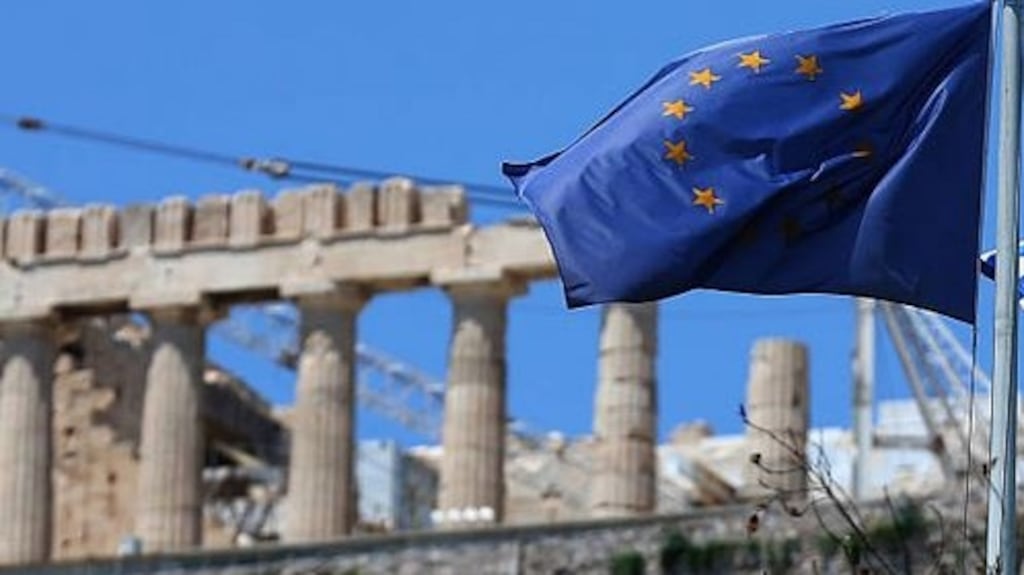 Athens has agreed to raise the equivalent of 2% of gross domestic product by cutting pensions further in 2019, and increasing tax receipts. Photograph: Getty Images