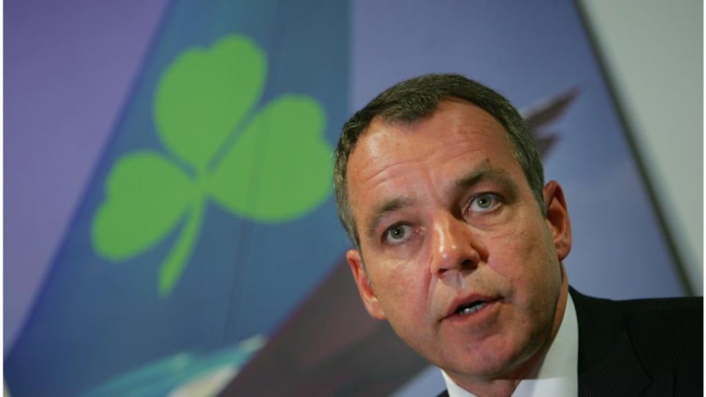 Christoph Mueller CEO, Aer Lingus, said that the airline “could have done better” in 2013, pointing to the ongoing pension row which “ inhibited developments on several other key matters for our business”. Photograph: Bryan O’Brien/The Irish Times
