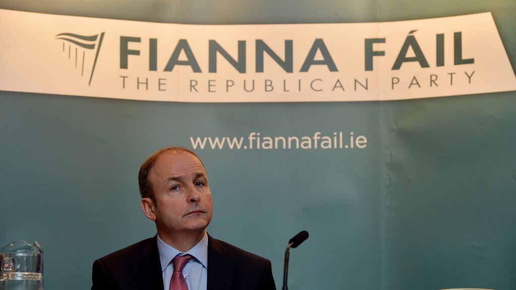 Fianna Fáil leader Micheál Martin: said reshuffle is an opportunity for some spokespeople to gain more experience. Photograph: Alan Betson