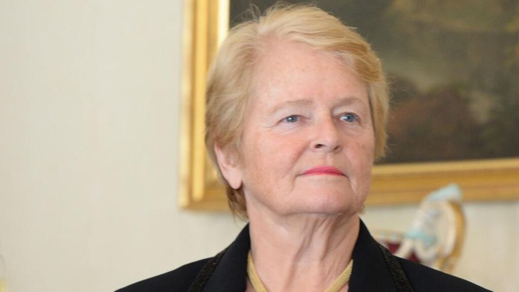 Former prime minister of Norway Gro Harlem Brundtland: met more than a dozen young people from Northern Ireland in Dublin yesterday