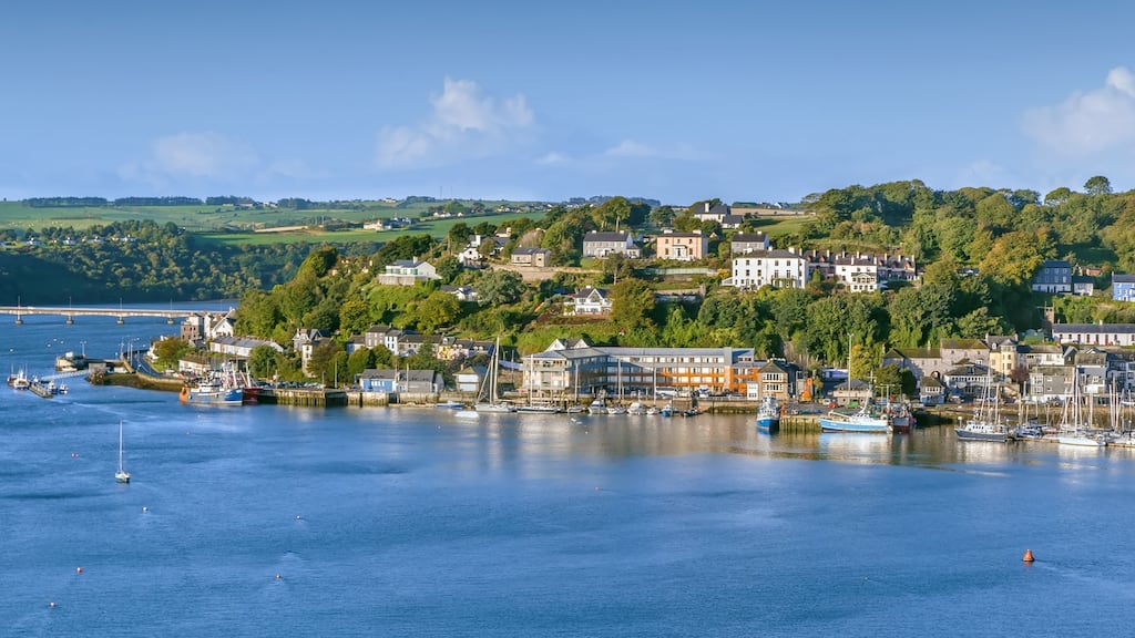 View of Kinsale from mouth of the Bandon river. Wills Bros had provided €10,000 to IFI for habitat rehabilitation and improvement works