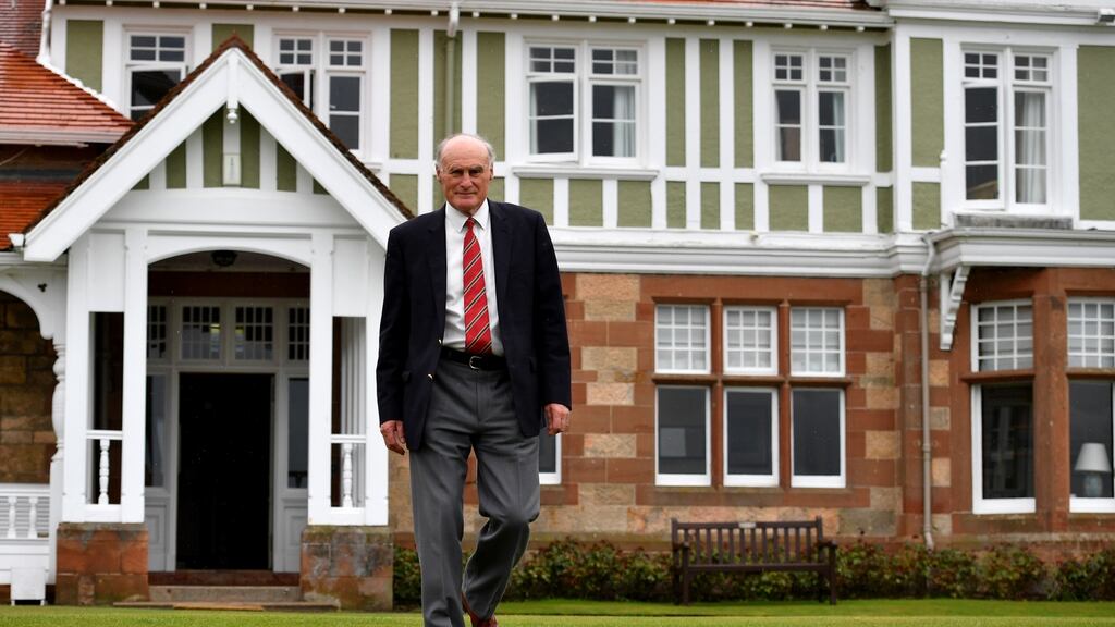 Muirfield captain Henry Fairweather was known to be in favour of admitting women as members but the vote last May failed to gain the two-thirds majority required. Photograph: Jeff J Mitchell/Getty Images
