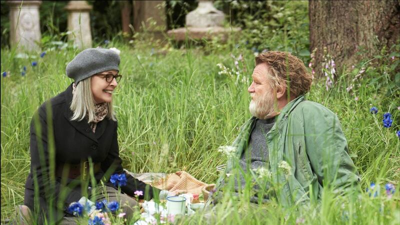 Diane Keaton and Brendan Gleeson in Hampstead