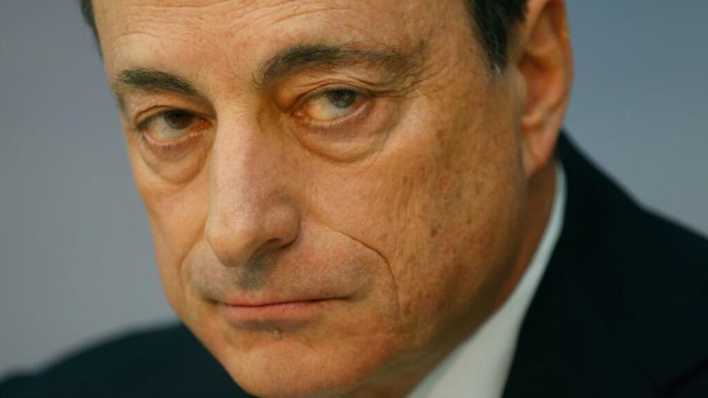 Mario Draghi, president of the European Central Bank, hinted that another cut could be on the cards. Photograph: Ralph Orlowski/Bloomberg