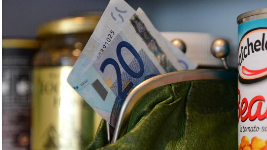Grocery bills went up by an average of €17 in the three months from September to December. Photograph: Bryan O’Brien