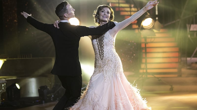 Nationwide Presenter Mary Kennedy and Pro Dancer John Nolan pictured during the live show of Dancing with the stars.Photo Credit: Kyran O’Brien Photography