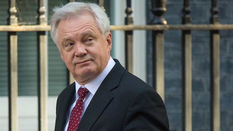 UK Brexit minister David Davis. Chris Johns took Westminster to task for its ignorance of Irish affairs.