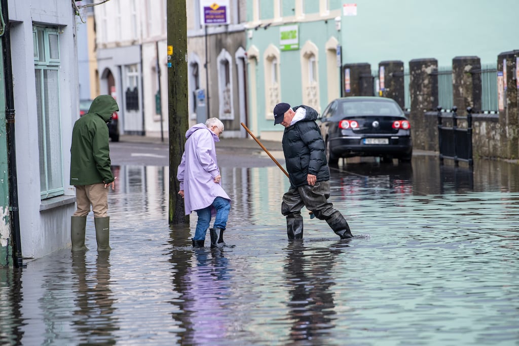 A deluge of rain in Tralee caused significant flooding in the town in mid-June, and there is a warning that there may be a risk of flash flooding across the country this weekend. Photograph: Domnick Walsh