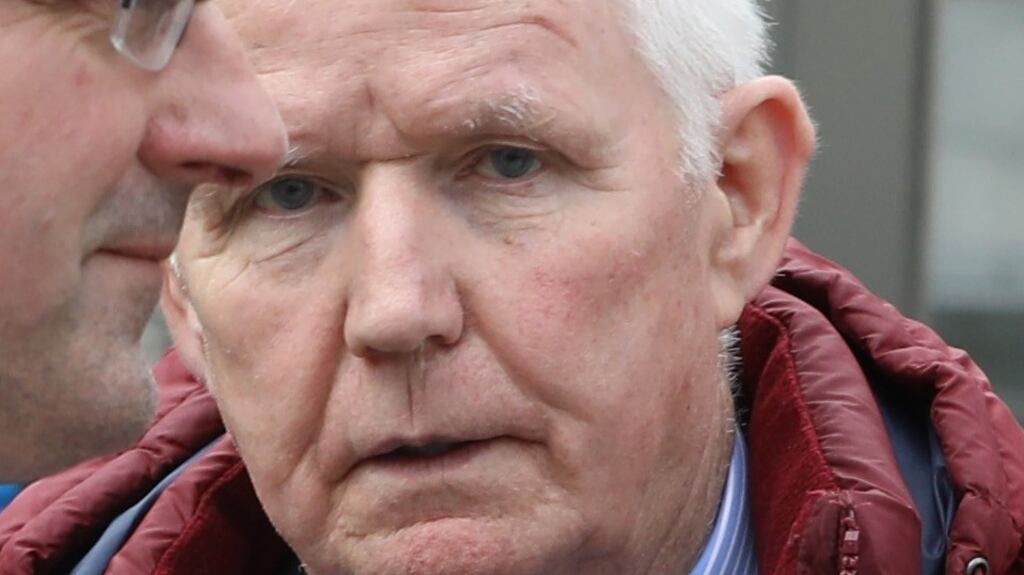 Patrick Joseph Fahy leaving the Four Courts after he was awarded damages following a Circuit Civil Court action. Photograph: Collins Court