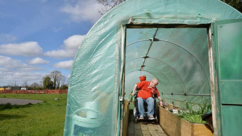 “At the start it was like being a baby,” says Victor Connell. “Learn to pick up a glass. But you learn. I’d be pragmatic. I’d sit and look and practice it. I wouldn’t consider them as problems. I consider them challenges.” Photograph: Alan Betson