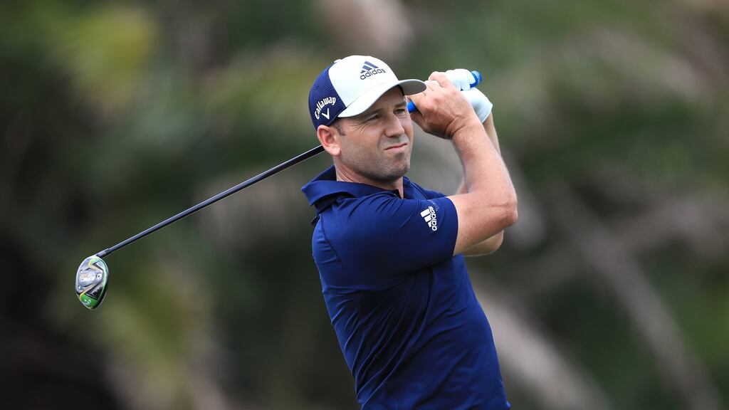 Sergio Garcia is three off the lead in the Honda Classic. Photograph:  Sam Greenwood/Getty