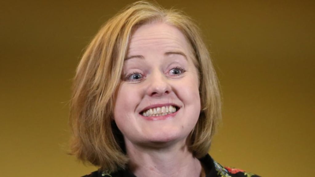 Ruth Coppinger of the Socialist Party who won the Dublin West byelection. Photograph: Niall Carson/PA Wire