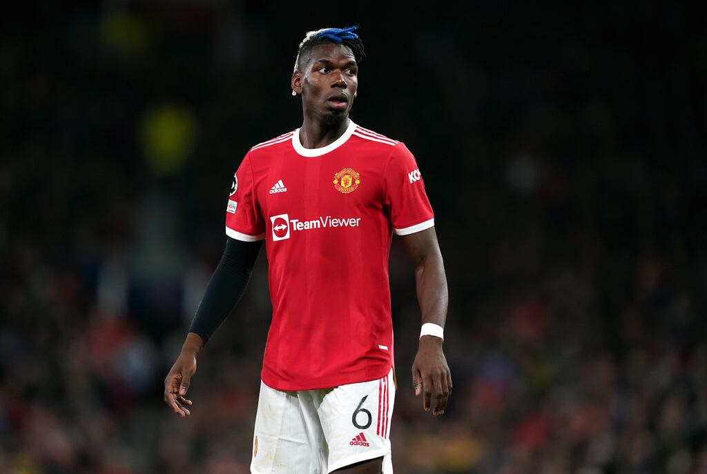 Paul Pogba has hit out at Manchester United's offer of a new contract in a documentary for Amazon Prime. Photograph: Martin Rickett/PA Wires