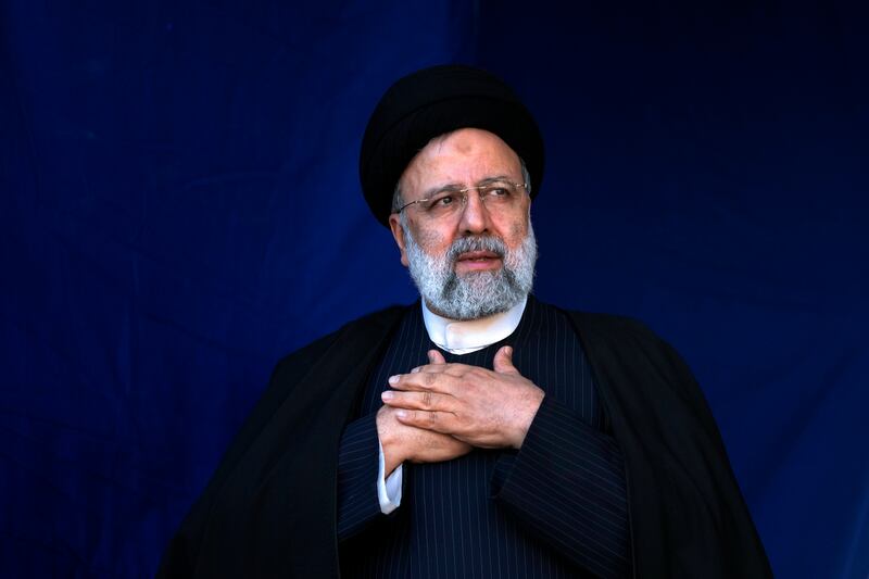 Iran’s president has been found dead at a helicopter crash site. Photograph: Vahid Salemi/AP