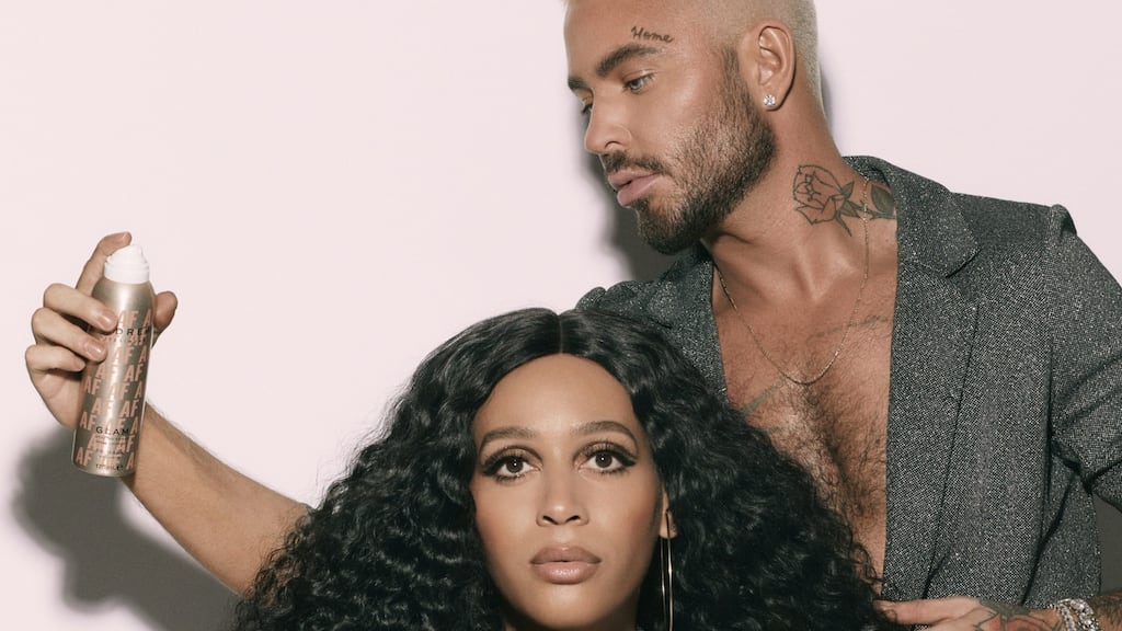 ‘I work every day with women from all over the world, with different hair types and from different backgrounds. I wanted to make a range that wouldn’t leave anyone out,’ says Andrew Fitzsimons, above