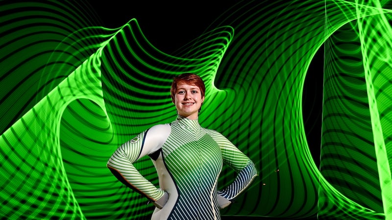 Elsa Desmond becomes Ireland’s first ever Olympic luge athlete. Photograph: David Fitzgerald/Sportsfile
