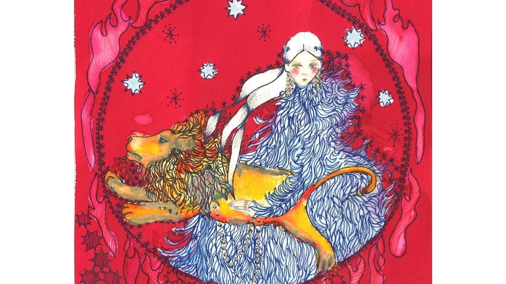 Leo, one of Sorcha O’Raghallaigh’s star sign illustrations.