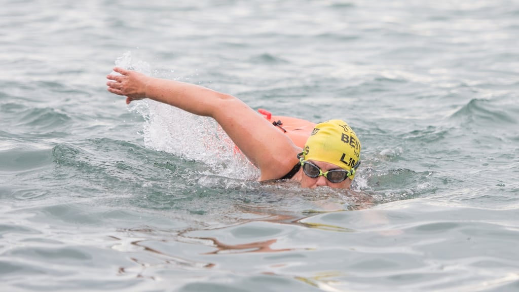 Sarah Mortimer from Enniskerry swam the Channel for sightsaving charity Orbis.