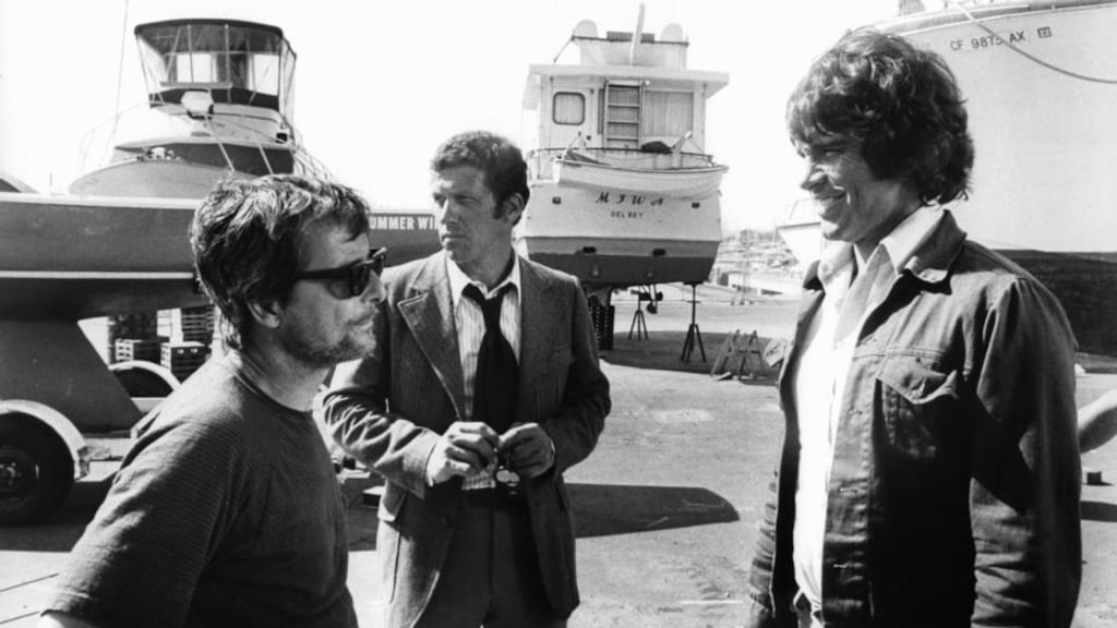 Warren Beatty in  Alan J Pakula’s  1974 thriller ‘The Parallax View’: a reminder of a time  when people could just hop on planes like getting on a bus. Photograph: Paramount Pictures/Getty Images