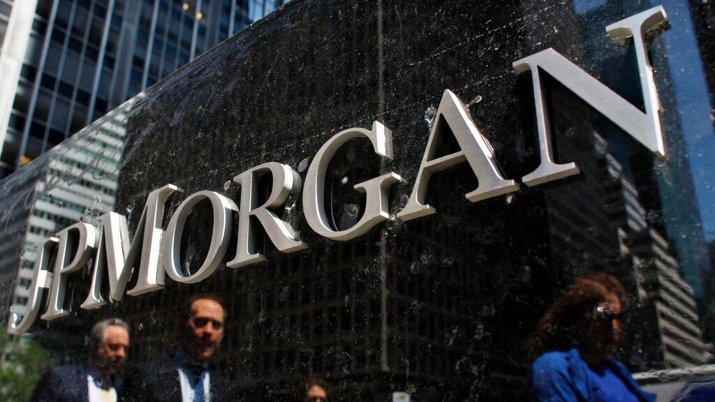 Britain’s Financial Conduct Authority (FCA) said it has fined a wealth management unit of US bank JPMorgan Chase £3.08 million (€3.59 million) for being unable to show it was giving clients the right advice. Photograph: Reuters.