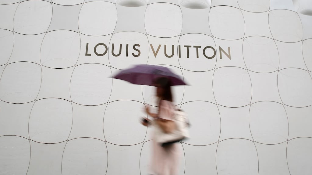 A Louis Vuitton branch, which is LVMH’s biggest brand accounting for almost half of group operating profit.