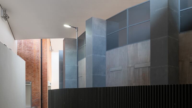 ‘Please Gamble Responsibly’ by Doug Fishbone, the new exhibition at the  Crawford Art Gallery, Cork.  Photograph Jed Niezgoda