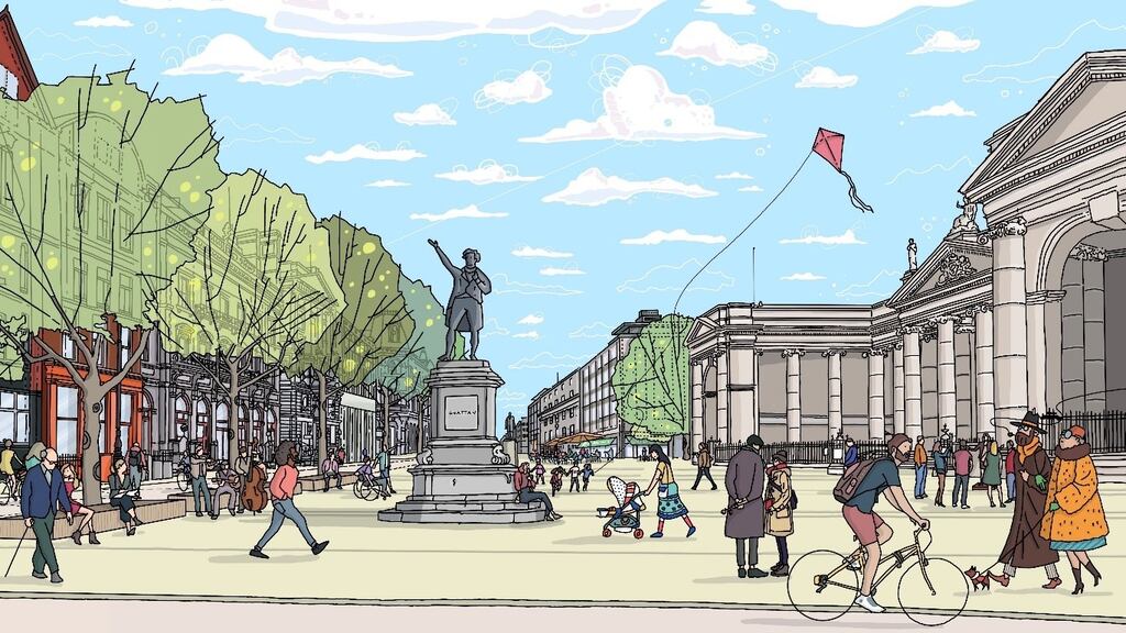 Could this be the centre of Dublin in the future? Illustration: Dublin City Council