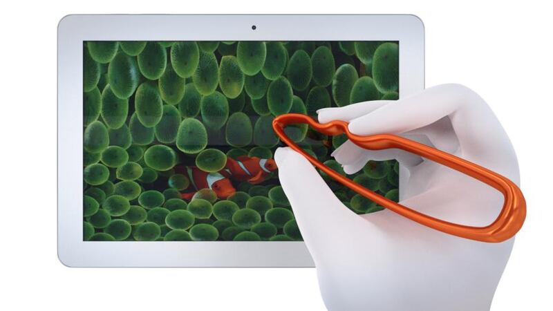 Scriba: inventor David Craig claims that, because of its squeeze motion, it will completely change the way people interact with tablets