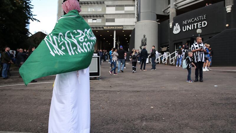'Fans come up with a lot of arguments to justify the horrible fact that Newcastle United is owned by one of the bloodiest dictatorships in the world'. Photograph: Robbie Jay Barratt - AMA/Getty
