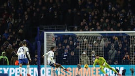 Joao Pedro penalty for Brighton dents Arsenal title hopes