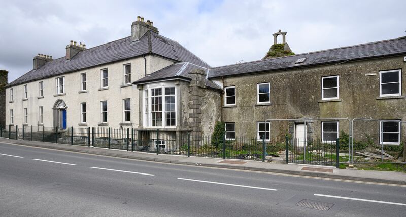Robe Villa, on High Street, in Ballinrobe, Co Mayo. The house which dates from the 1740s is being restored after being vacant for some time. Photograph: Michael McLaughlin