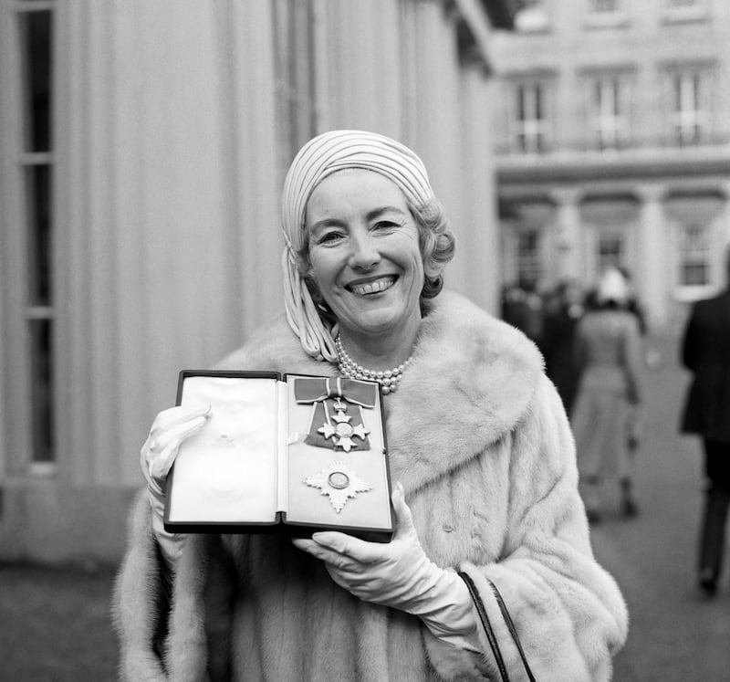 Vera Lynn outside Buckingham Palace after being invested a Dame Commander of the British Empire in 1975. Photograph: PA/PA Wire