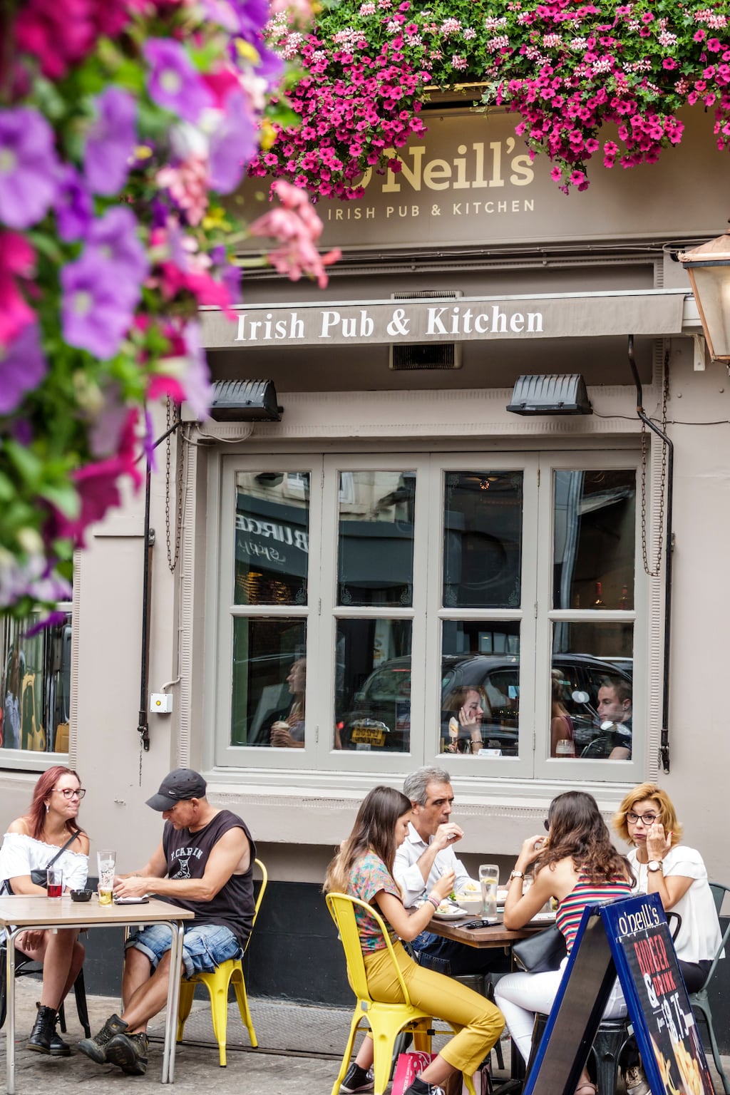 O'Neill's Irish Pub & Kitchen in London: the locations of Irish pubs across the city reflect our migratory patterns. Photograph: Jeffrey Greenberg/Universal/Getty