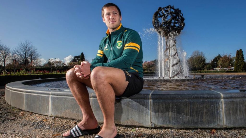 Jan Serfontein: The South African centre will win his 17th international cap when he lines out against Ireland on Saturday. photograph: James Crombie/Inpho.