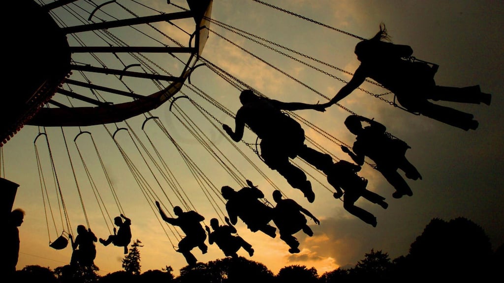 Festivalgoers at Electric Picnic in 2005. Photograph: Haydn West/PA