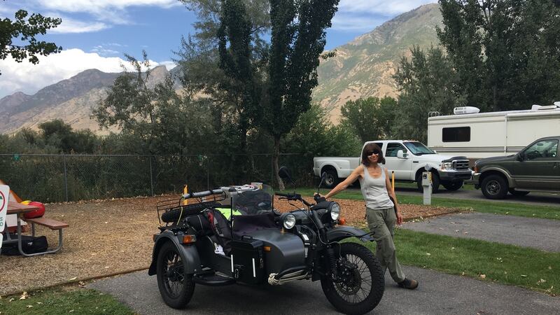 ‘The bike is a big hit; we’re only along for the ride.’