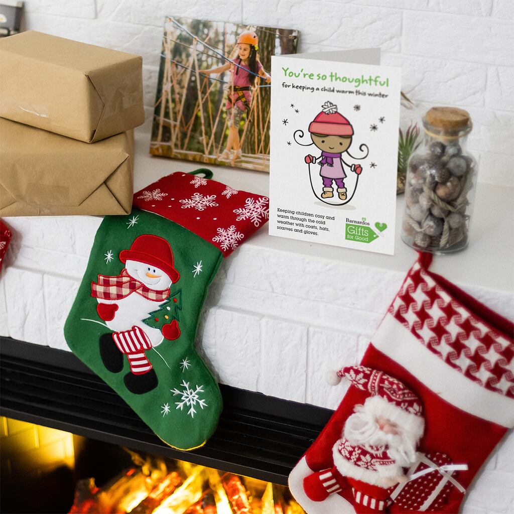 Barnardo’s Christmas cards can be bought at Aldi stores, or online at Hallmark. Photograph: Barnardo's