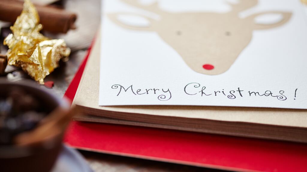 The tradition of sending Christmas cards increased during the pandemic. Photograph: iStock