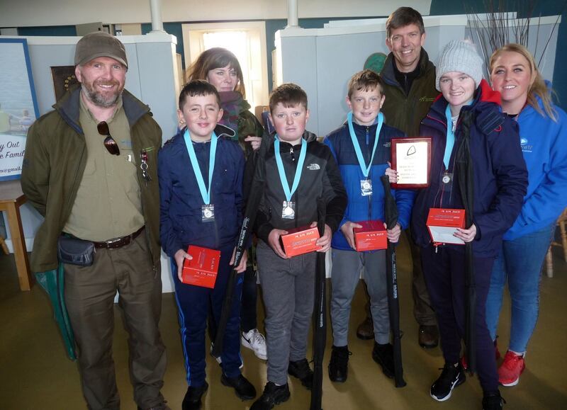 Sphere 17 from Darndale, winners of DAI outing to Aughrim (l to r, front row), R Keating (DAI), C Hayes, L Davis, J Powell, H McCabe, S Hanlon. (Back row), S McGrane and B Beckett (IFI)