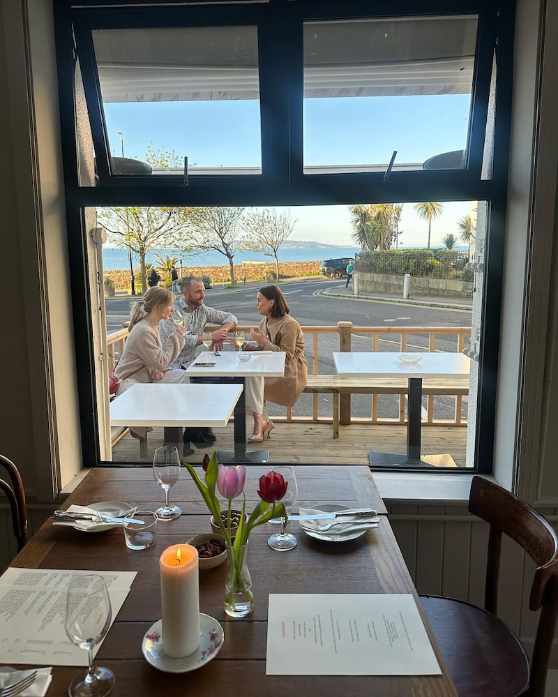 September, Blackrock: A sea-view heated deck makes the most of the setting