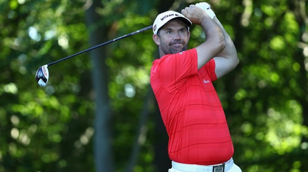 Padraig Harrington of Ireland during the Travelers Championship at TPC River Highlands in Cromwell, Connecticut. Photograph: Getty Images