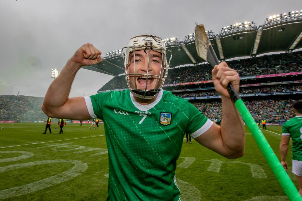 Limerick’s Kyle Hayes celebrate after winning last year's All-Ireland. Photograph: Morgan Treacy/Inpho