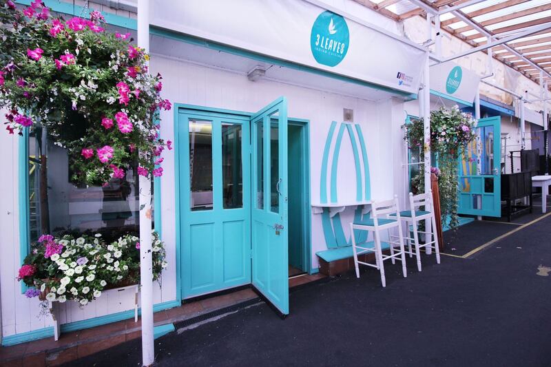 Best world cuisine restaurant at the RAI awards 3 Leaves in Blackrock market in Co Dublin