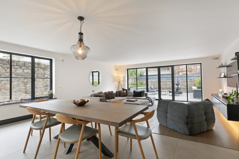 Dining and living area