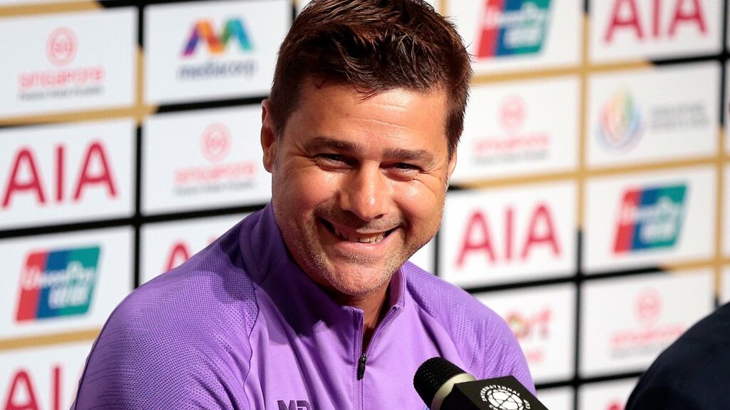 Tottenham Hotspur manager Mauricio Pochettino says he would have left the club if they on the Champions League. Photo: Wallace Woon/EPA
