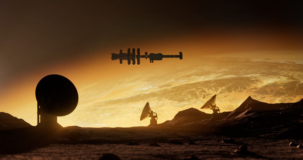 "Maidir le bheith ag útamáil leis an spás, ba dhóigh leat go raibh praiseach go leor déanta dá bhfuil fágtha den talamh gan a bhfuil lasnairde a bhac in aon chor." Grianghraf: iStockphoto