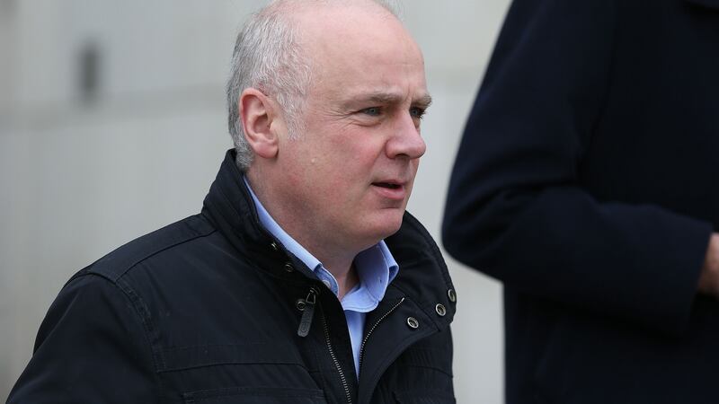 Former Anglo Irish Bank chief executive David Drumm (51) arrives at the Dublin Circuit Criminal Court. Photograph: Collins Courts.