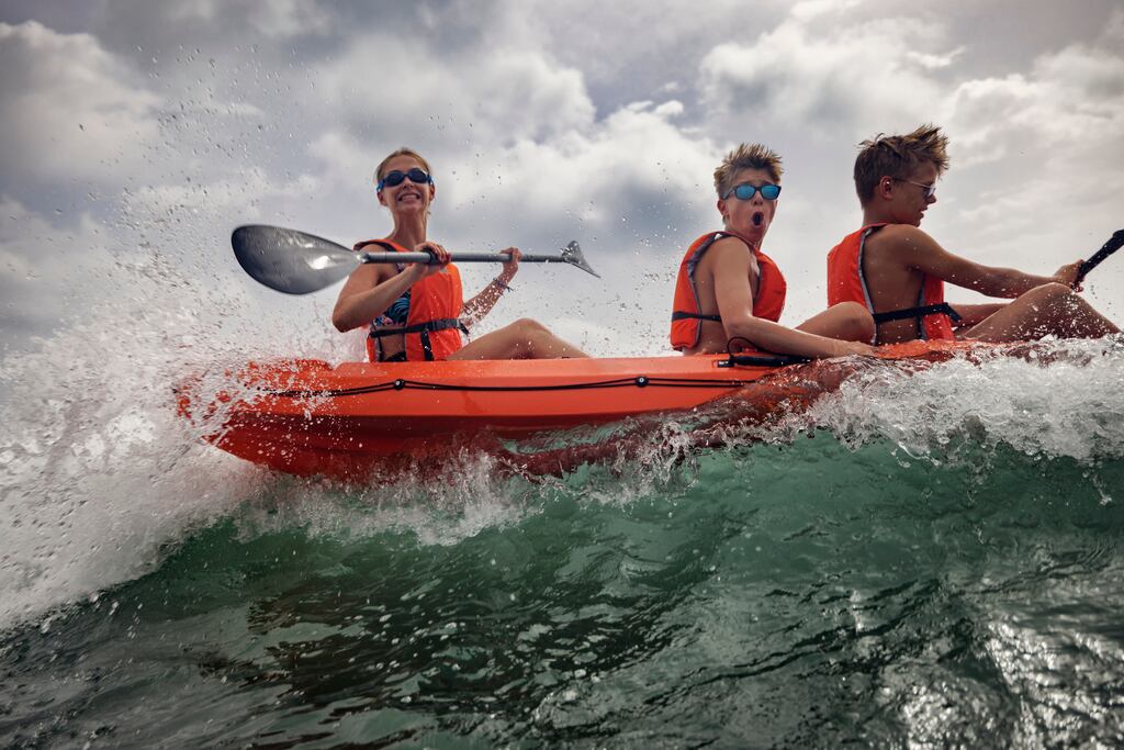 Maratacht stands out as Ireland’s only offshore residential teenage marine and Irish-language camp. Photograph: Getty Images